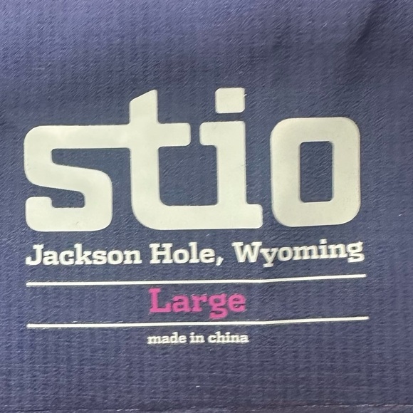 Stio Women’s L Second Light Zip-up Blue Jacket Packable Thumb Holes Back Pocket - Picture 4 of 8